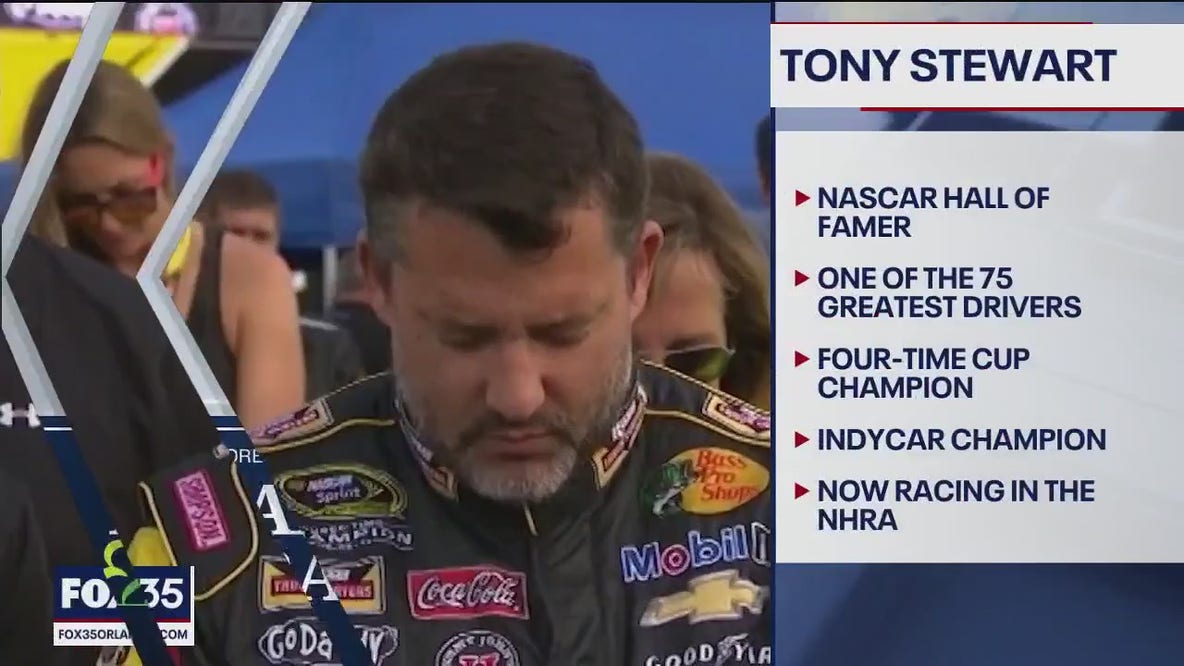 Tony Stewart, NASCAR Hall of Famer, joins FOX 35 Orlando